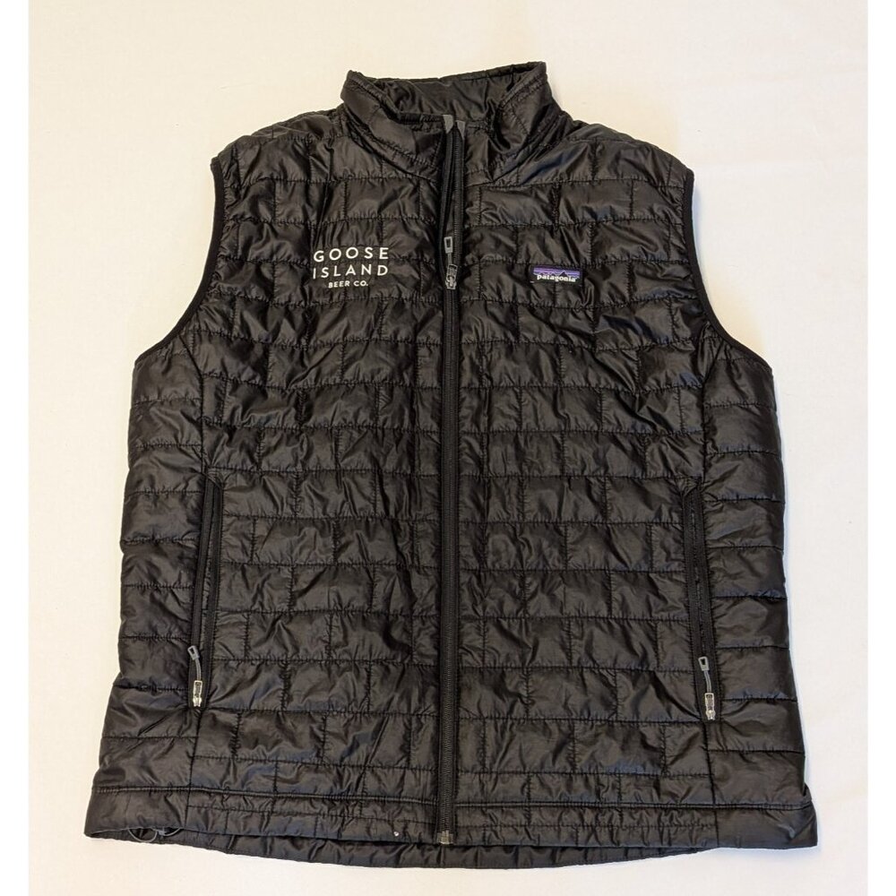 Patagonia Mens Nano Puff Black Zip Vest Goose Island Beer Co Size XL 84242 - Picture 10 of 10
